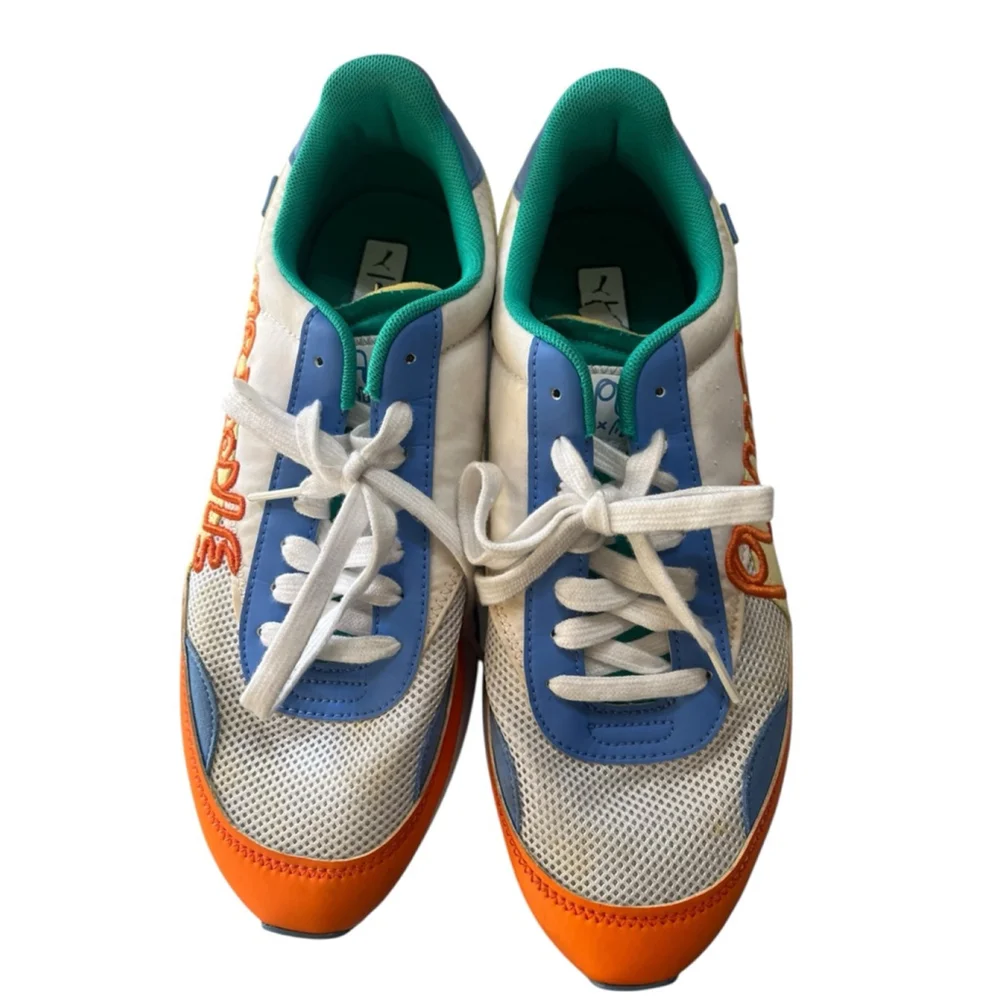 Puma Future Rider Mr Doodle Size 9 Men's Shoes Multicolor Embroidered Casual